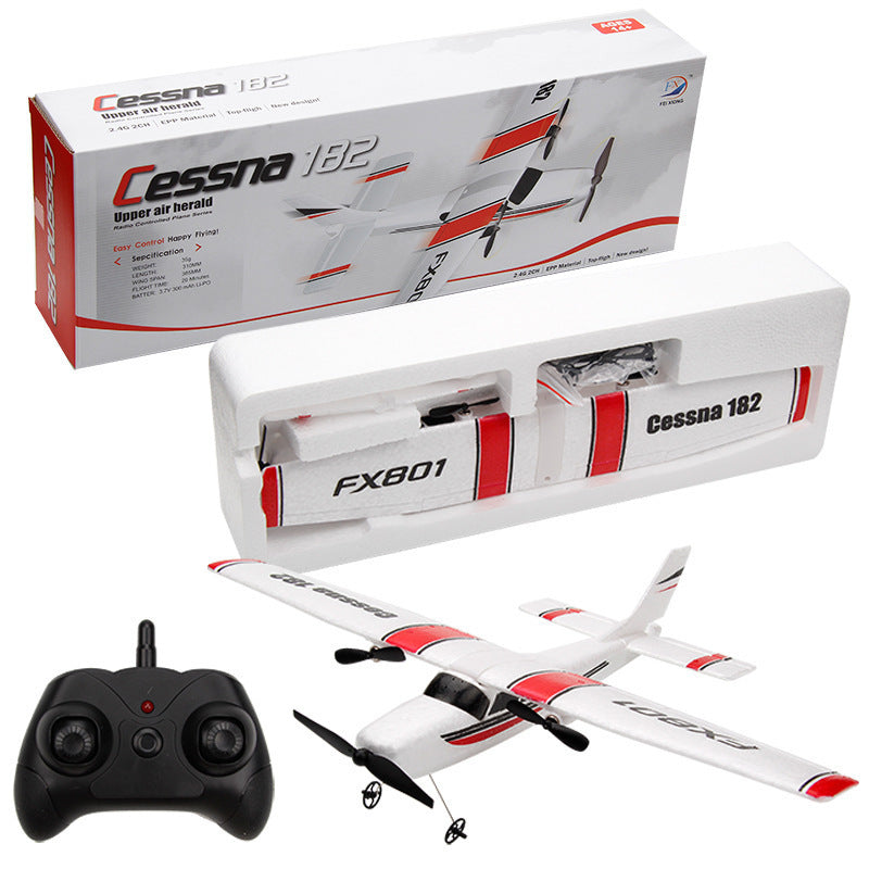 Two-channel remote control glider